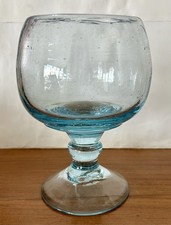 Grande coupe en verre soufflé
