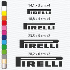 PIRELLI - 12 Stickers Vinyles Adhésifs Autocollants