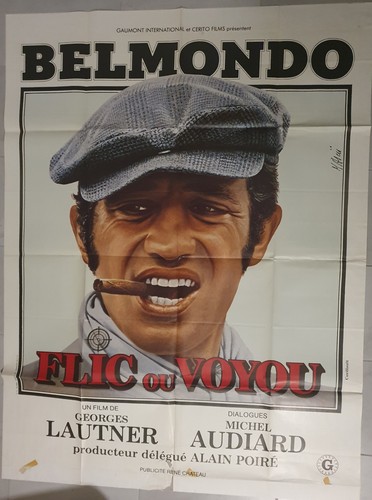Affiche cinema originale - , "flic