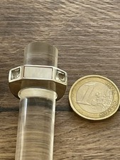 Ancienne bague en argent massif 925 Taille 52 poids 10,5 gr  nacre cristal