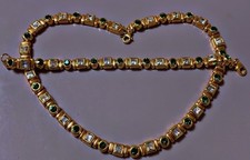 Parure plaqué or collier