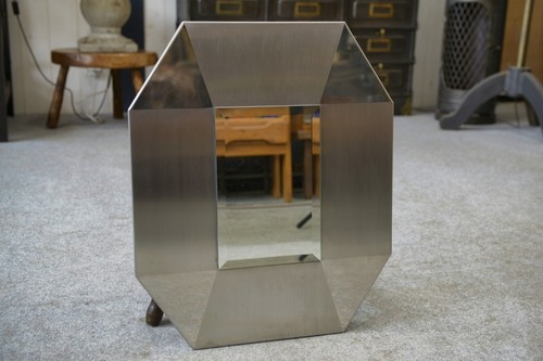Miroir design acier - miroir,