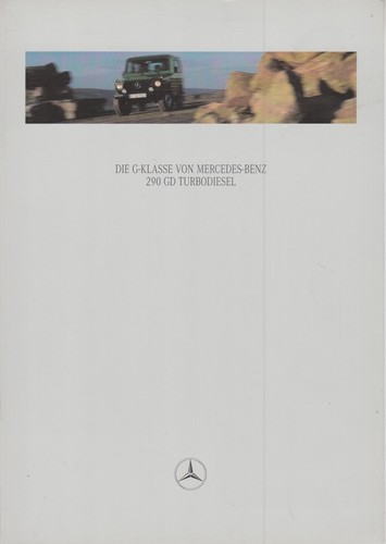 Catalogue brochure mercedes - brochure, g