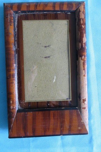 Ancien cadre photo marqueterie - ancien,