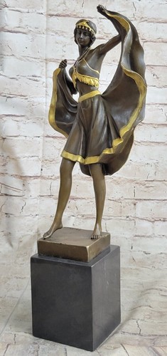Sculpture figurine dame - sculpture, de