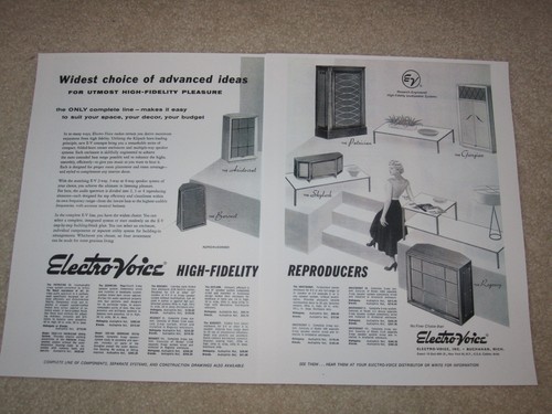 Electro voice 1954 - 1954, ad