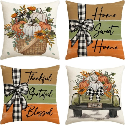 Lot housses décoratives - 4,