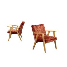 Paire fauteuils hêtre - paire,