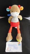 doudou peluche girafe vache
