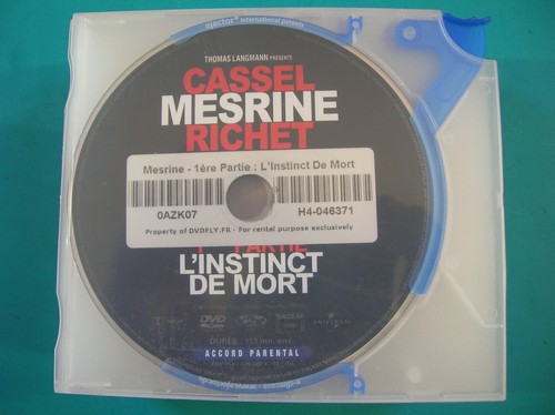 Dvd boitier slim mesrine 1 - boitier,