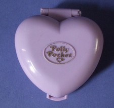 Polly pocket coeur mauve
