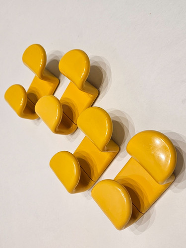 Patères jaunes design - jaunes,