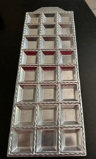 NEUF PLAQUE OU MOULE EN ALUMINIUM ITALIEN POUR 24 GROS RAVIOLI