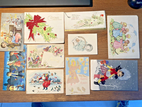 Lot cartes de voeux - lot,