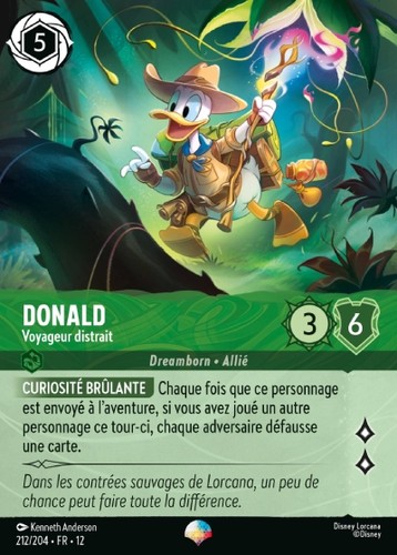 Lorcana donald voyageur - lorcana,