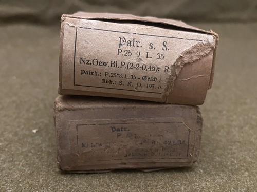 Deux jolies boîte 8x57 ww2 - boîte, js