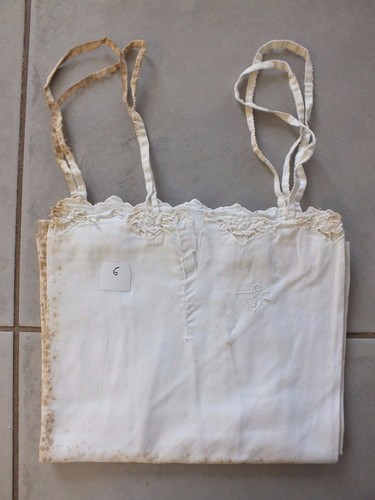 Chemise nuit brodée - chemise,
