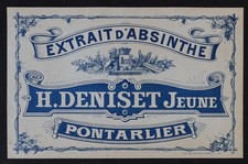 PONTARLIER Grande étiquette