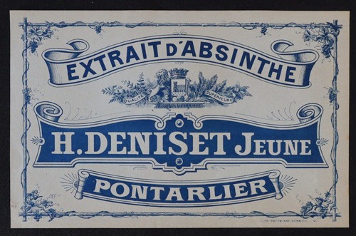 Pontarlier grande étiquette - pontarlier,