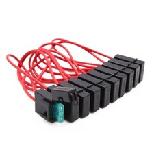 10pcs 30a câblé plastique - 10pcs,