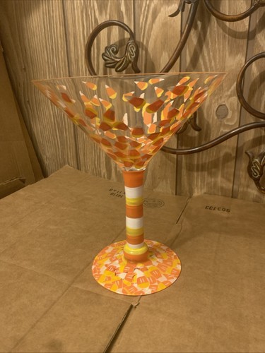 Candy corn giant martini - , glass