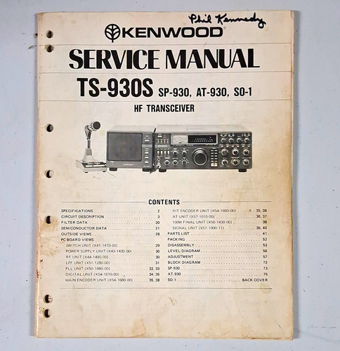 Kenwood 930s transceiver - ts-930s,