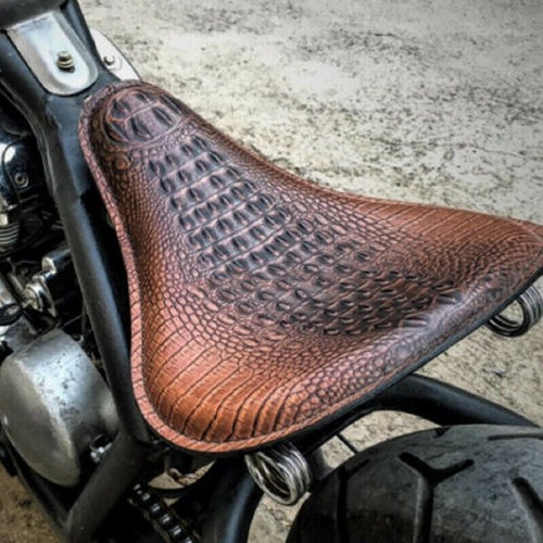 Motorcycle solo seat spring - seat,