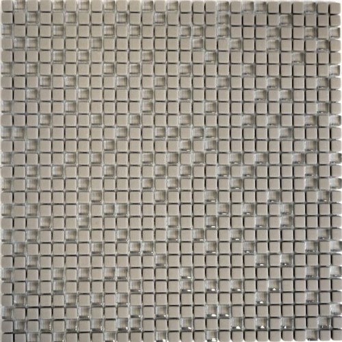Mini mosaïque verre beige mat - mosaïque,