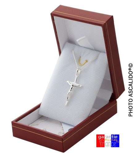Collier neuf pendentif croix - collier,