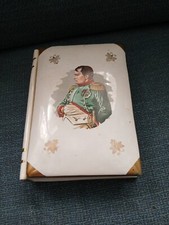 Ancien Livre Bonbonnière Napoléon  Porcelaine De Luxe Corse Vintage