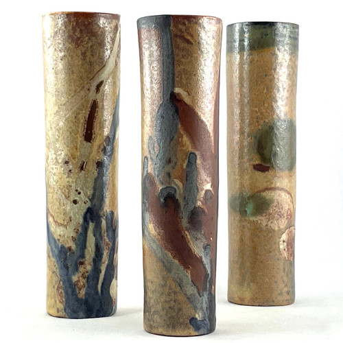 Vases tubes céramique - 3,