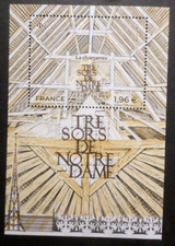 FRANCE 2024 BLOC FEUILLET timbre TRESORS NOTRE DAME LA CHARPENTE neuf** MNH