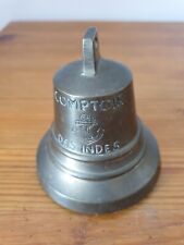 Petite cloche de bateau en bronze Comptoir des Indes 7,5x8 cm