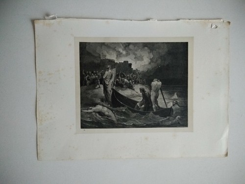 Gravure ancienne gustave doré - gravure,