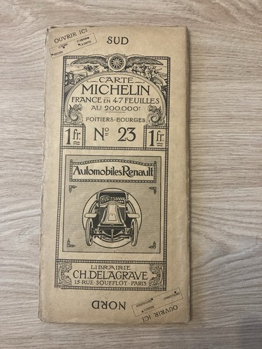 Ancienne carte michelin - ancienne,