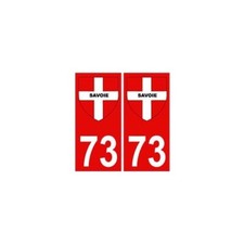 Savoie autocollant plaque - 73,