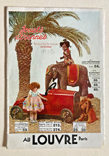 catalogue JOUETS 1932 magasin AU LOUVRE Paris