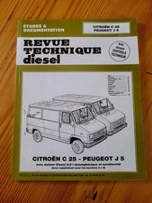 Revue Technique Diesel Fourgon Utilitaire Citroën C25 Peugeot J5 
