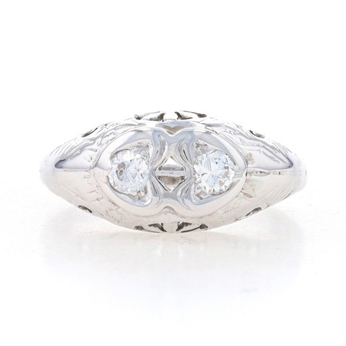 Blanc diamant art déco - or,