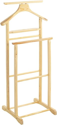 Porte manteau sur pied bois - porte-manteau,