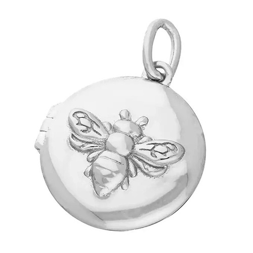 Pendentif abeille argent - pendentif, en