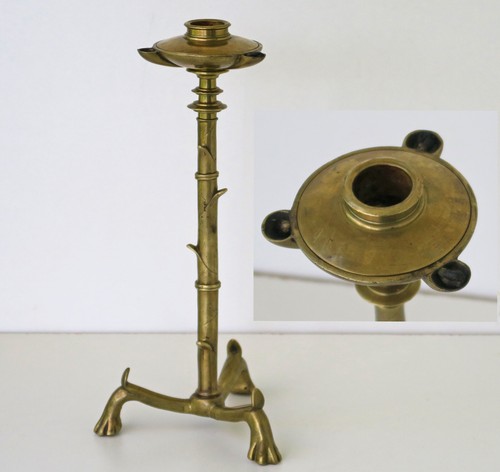 Lampe huile trois becs - à,