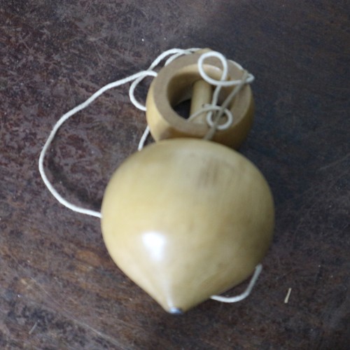 Ancien jouet jeu toupie - ancien,