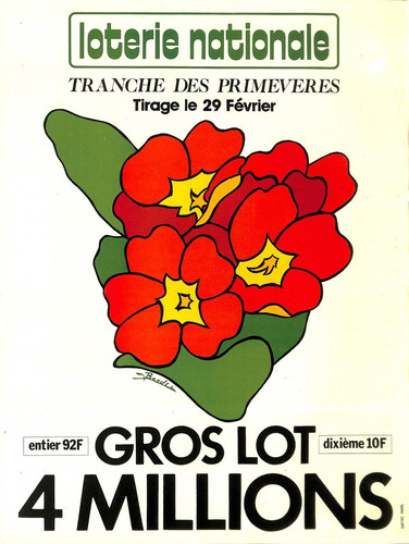 Affiche poster loterie - poster,