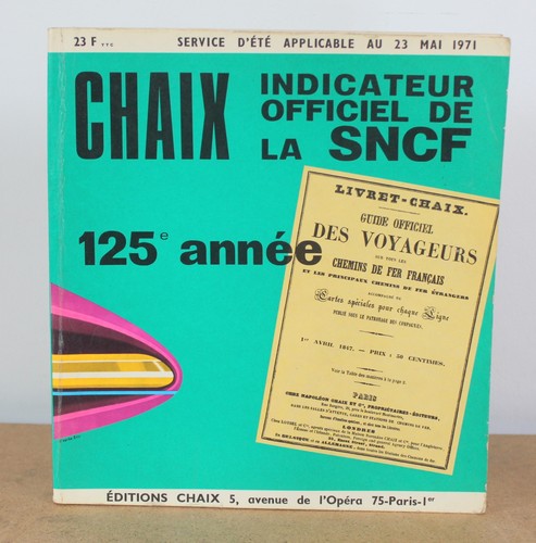 Chaix indicateur officiel - indicateur,