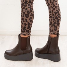 Bottes Chelsea Femme Bottines Élastiques Slip On Talon TOOCOOL XG110