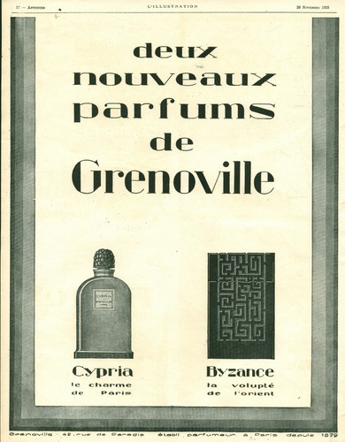 Publicité ancienne parfums - , de