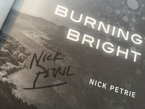 Signed peter ash novel - signed,