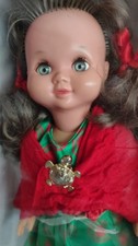 Poupée yeux verts vintage 45