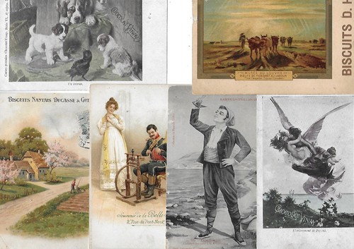Lot cartes postales - de,